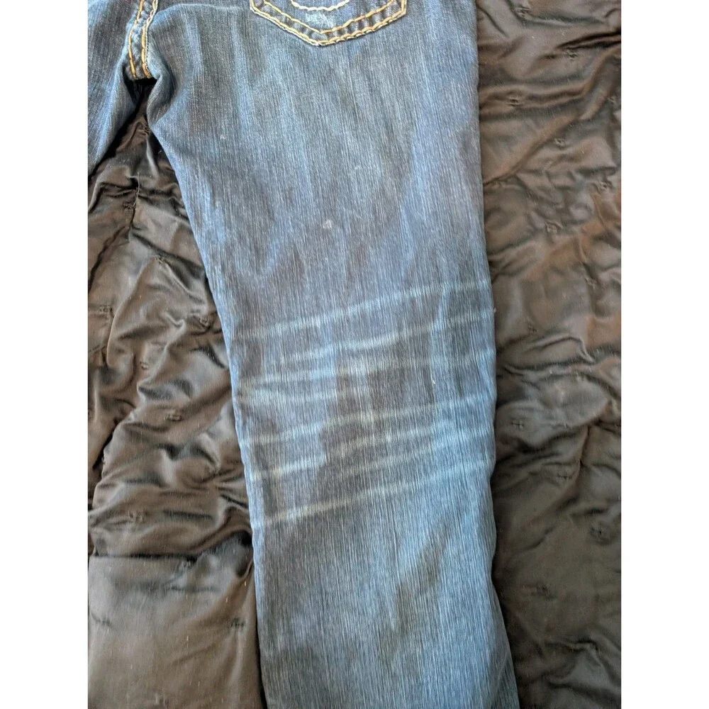True Religion Rocco Jeans Men's Size 42 Blue Medium Wash Relaxed Skinny Denim